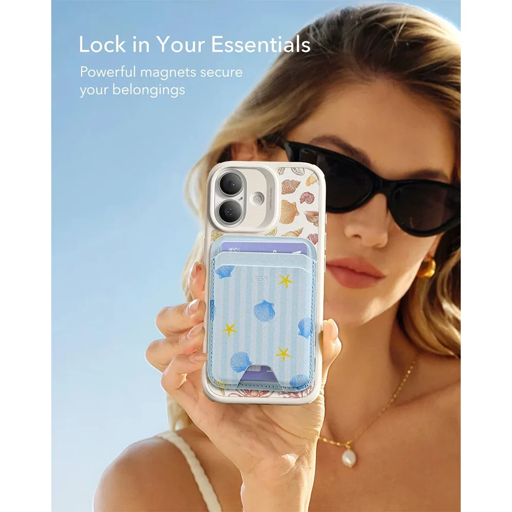 ESR รุ่น Magnetic Wallet - ที่เก็บบัตรติดหลังมือถือ - สี Coastal Summer 5 ESR รุ่น Magnetic Wallet - ที่เก็บบัตรติดหลังมือถือ - สี Coastal Summer - Image 5