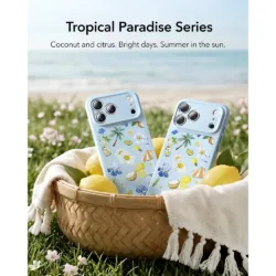 ESR รุ่น Classic Hybrid Case (Camera Control Button) - เคส iPhone 17 Pro Max - สี Tropical Paradise