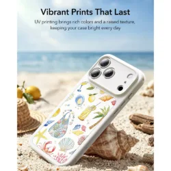 ESR รุ่น Classic Hybrid Case (Camera Control Button) - เคส iPhone 17 Pro - สี Coastal Summer 13 ESR รุ่น Classic Hybrid Case (Camera Control Button) - เคส iPhone 17 Pro - สี Coastal Summer