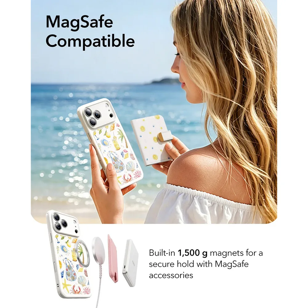 ESR รุ่น Classic Hybrid Case (Camera Control Button) - เคส iPhone 17 Pro - สี Coastal Summer 4 ESR รุ่น Classic Hybrid Case (Camera Control Button) - เคส iPhone 17 Pro - สี Coastal Summer - Image 4