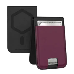 UAG รุ่น Metropolis Wallet - ที่เก็บบัตรติดหลังมือถือ - สี Deep Purple Synth (PU)