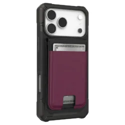 UAG รุ่น Metropolis Wallet - ที่เก็บบัตรติดหลังมือถือ - สี Deep Purple Synth (PU)
