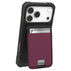 UAG รุ่น Metropolis Wallet - ที่เก็บบัตรติดหลังมือถือ - สี Deep Purple Synth (PU)