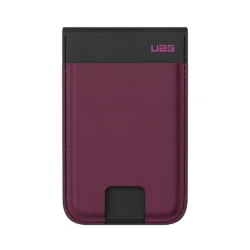 UAG รุ่น Metropolis Wallet - ที่เก็บบัตรติดหลังมือถือ - สี Deep Purple Synth (PU)