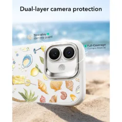 ESR รุ่น Classic Hybrid Case with Stash Stand (Camera Control Button) - เคส iPhone 17 - สี Coastal Summer 12 ESR รุ่น Classic Hybrid Case with Stash Stand (Camera Control Button) - เคส iPhone 17 - สี Coastal Summer