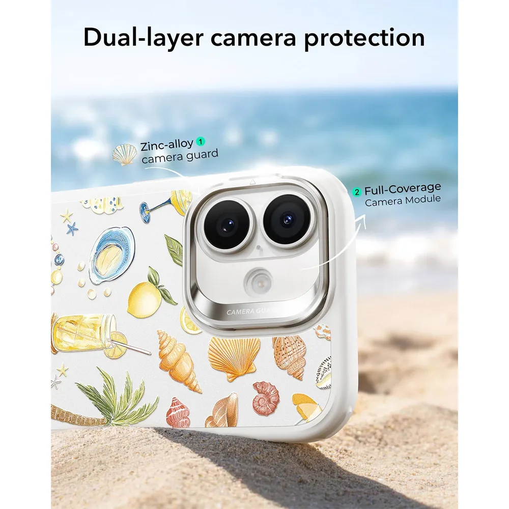 ESR รุ่น Classic Hybrid Case with Stash Stand (Camera Control Button) - เคส iPhone 17 - สี Coastal Summer 5 ESR รุ่น Classic Hybrid Case with Stash Stand (Camera Control Button) - เคส iPhone 17 - สี Coastal Summer - Image 5