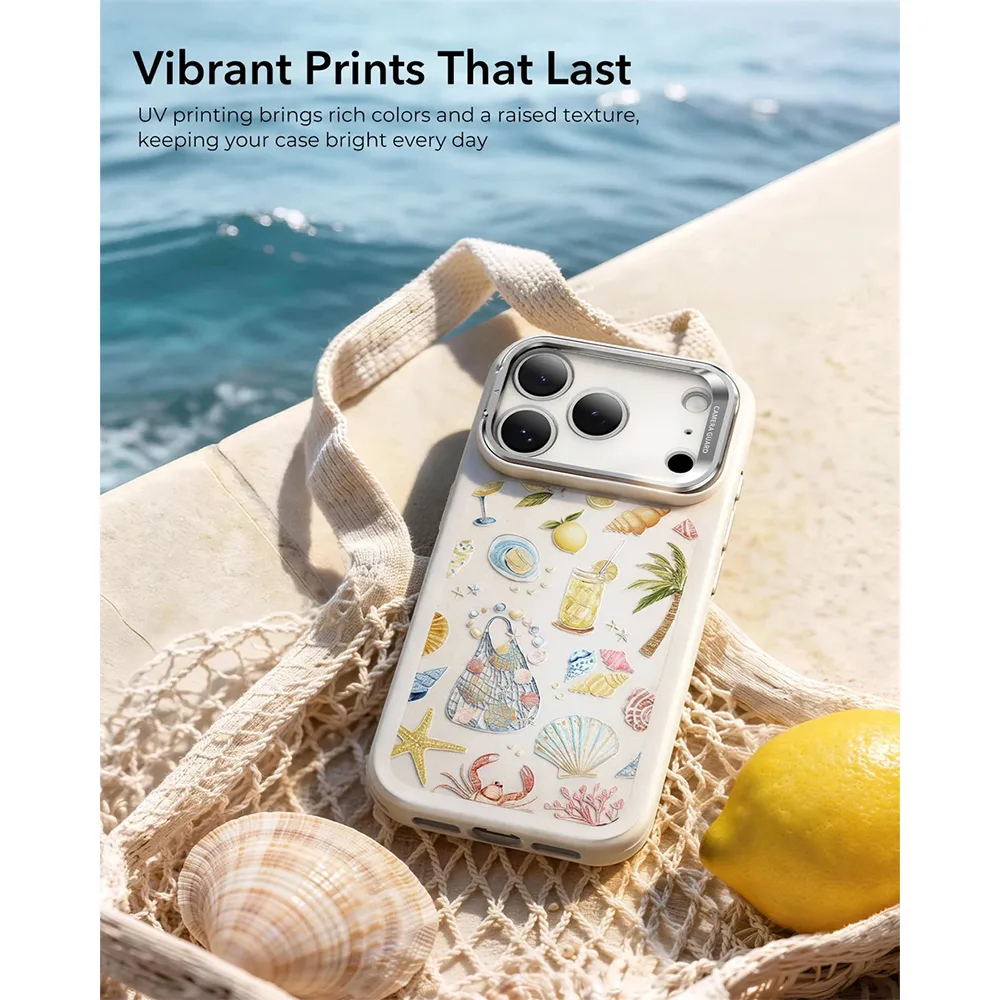 ESR รุ่น Classic Hybrid Case with Stash Stand (Camera Control Button) - เคส iPhone 17 Pro Max - สี Coastal Summer 6 ESR รุ่น Classic Hybrid Case with Stash Stand (Camera Control Button) - เคส iPhone 17 Pro Max - สี Coastal Summer - Image 6