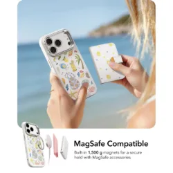 ESR รุ่น Classic Hybrid Case with Stash Stand (Camera Control Button) - เคส iPhone 17 Pro Max - สี Coastal Summer 12 ESR รุ่น Classic Hybrid Case with Stash Stand (Camera Control Button) - เคส iPhone 17 Pro Max - สี Coastal Summer