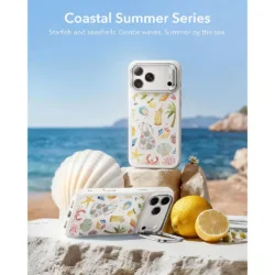 ESR รุ่น Classic Hybrid Case with Stash Stand (Camera Control Button) - เคส iPhone 17 Pro Max - สี Coastal Summer 10 ESR รุ่น Classic Hybrid Case with Stash Stand (Camera Control Button) - เคส iPhone 17 Pro Max - สี Coastal Summer