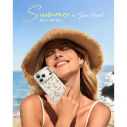 ESR รุ่น Classic Hybrid Case with Stash Stand (Camera Control Button) - เคส iPhone 17 Pro Max - สี Coastal Summer 15 ESR รุ่น Classic Hybrid Case with Stash Stand (Camera Control Button) - เคส iPhone 17 Pro Max - สี Coastal Summer