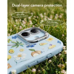 ESR รุ่น Classic Hybrid Case with Stash Stand (Camera Control Button) - เคส iPhone 17 - สี Tropical Paradise 13 ESR รุ่น Classic Hybrid Case with Stash Stand (Camera Control Button) - เคส iPhone 17 - สี Tropical Paradise