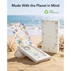 ESR รุ่น Classic Hybrid Case with Stash Stand (Camera Control Button) - เคส iPhone 17 - สี Coastal Summer 15 ESR รุ่น Classic Hybrid Case with Stash Stand (Camera Control Button) - เคส iPhone 17 - สี Coastal Summer