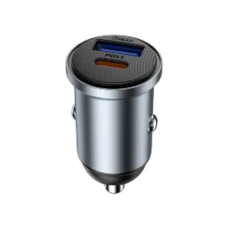 WiWU รุ่น Nano Lite A+C Fast Car Charger 35W (Wi-CC030) - ที่ชาร์จในรถ - สี Gray