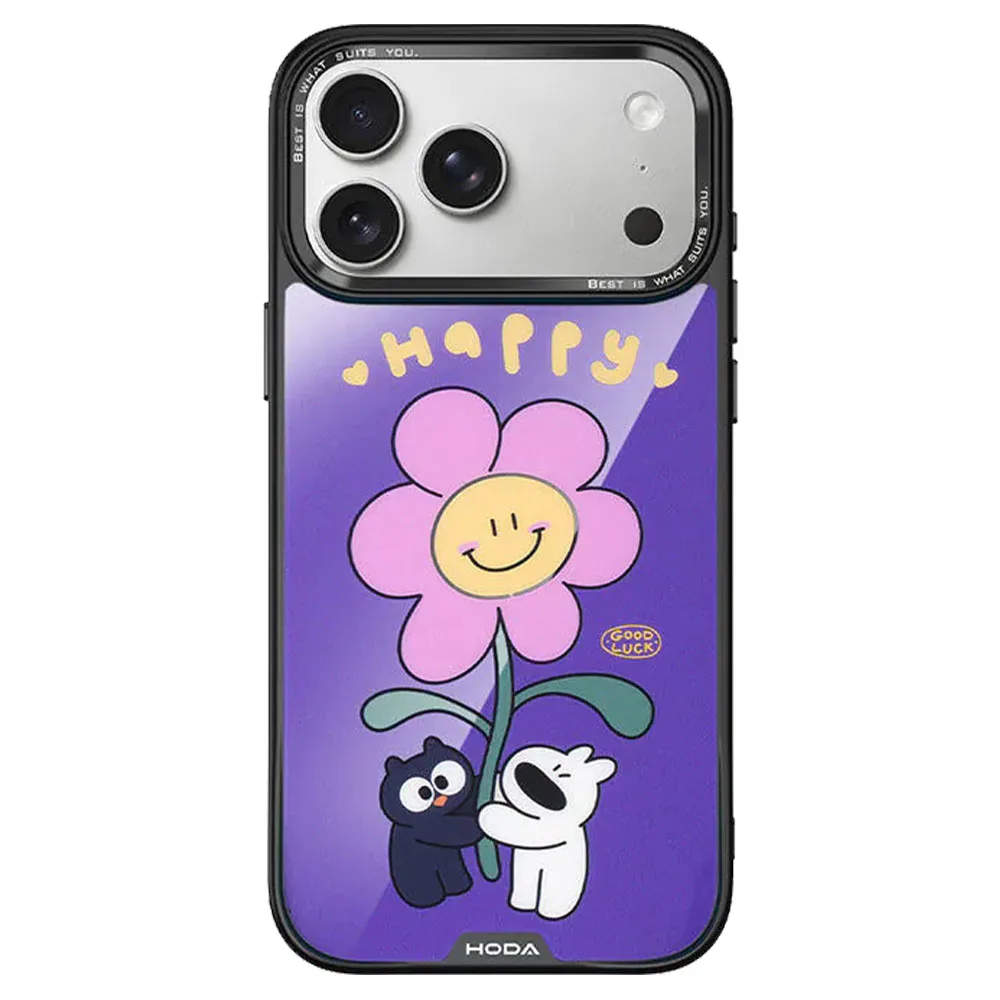 Hoda X Aoyao & Heibao รุ่น DIVERSE Case (MagSafe) - เคส iPhone 17 Pro Max - ลาย Smile Flower-Purple (Mirror) 1 Hoda X Aoyao & Heibao รุ่น DIVERSE Case (MagSafe) - เคส iPhone 17 Pro Max - ลาย Smile Flower-Purple (Mirror)