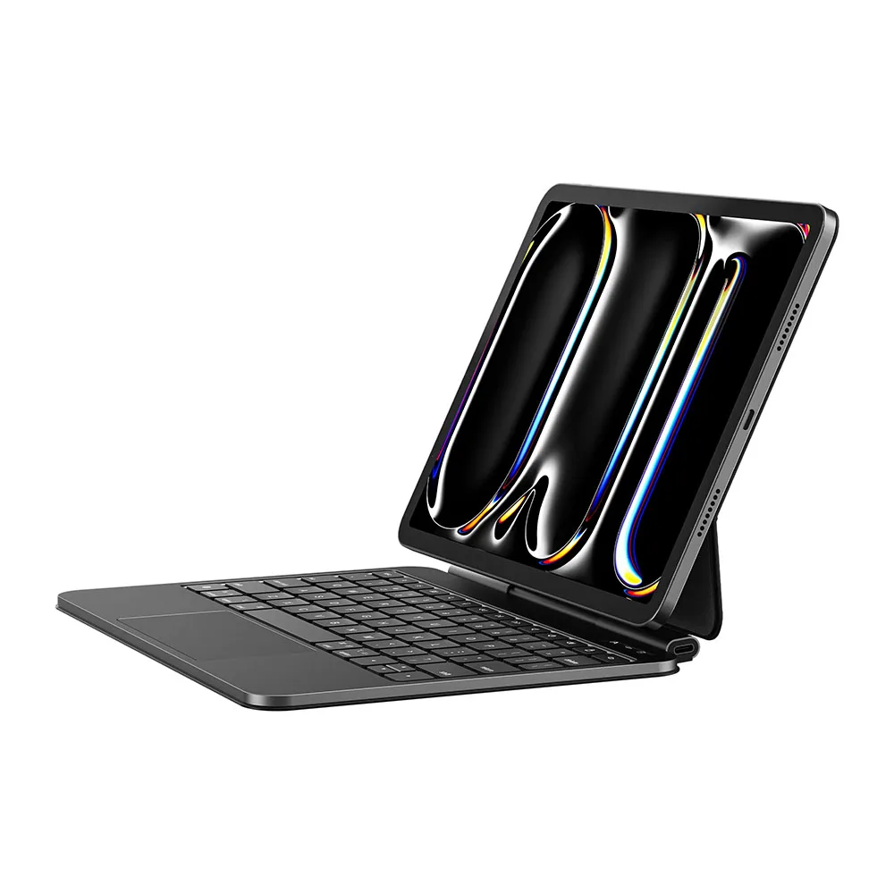 Wiwu รุ่น Magic Keyboard (MK-002) - เคส iPad Pro 13" (7th/2024) - สี Black (EN) 4 Wiwu รุ่น Magic Keyboard (MK-002) - เคส iPad Pro 13" (7th/2024) - สี Black (EN) - Image 4