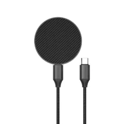 WiWU รุ่น Kevlar Wireless Charger (Wi-W034) - แท่นชาร์จไร้สาย - สี Kevlar