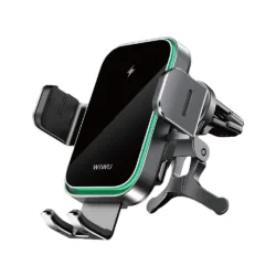 WiWU รุ่น FREELANDER (CH-313) - แท่นชาร์จไร้สายในรถ - สี Black