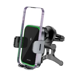 WiWU รุ่น FREELANDER (CH-313) - แท่นชาร์จไร้สายในรถ - สี Black