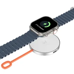 WiWU รุ่น Coin 3-in-1 Wireless Charger (Wi-W037) - แท่นชาร์จไร้สาย - สี White