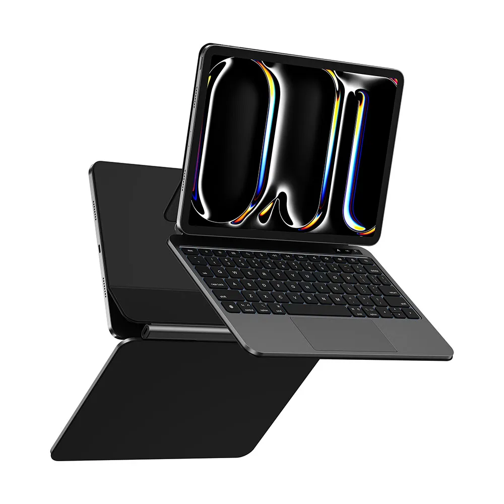 Wiwu รุ่น Magic Keyboard (MK-002) - เคส iPad Pro 13" (7th/2024) - สี Black (EN) 6 Wiwu รุ่น Magic Keyboard (MK-002) - เคส iPad Pro 13" (7th/2024) - สี Black (EN) - Image 6