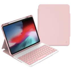 WiWU รุ่น Protective Keyboard Case - เคส iPad 11" (A16/2025), iPad 10.9" (10th/2022) - สี Pink (EN)