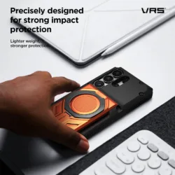 VRS รุ่น Damda Glide Hybrid - เคส Galaxy S26 Ultra - สี Fiesta Orange