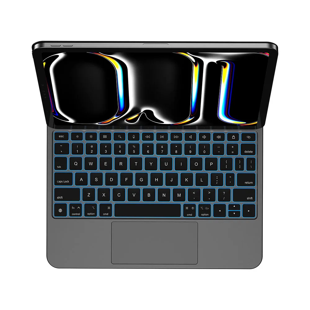 Wiwu รุ่น Magic Keyboard (MK-002) - เคส iPad Pro 13" (7th/2024) - สี Black (EN) 3 Wiwu รุ่น Magic Keyboard (MK-002) - เคส iPad Pro 13" (7th/2024) - สี Black (EN) - Image 3