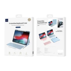 WiWU รุ่น Protective Keyboard Case - เคส iPad 11" (A16/2025), iPad 10.9" (10th/2022) - สี Pink (EN)