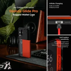 VRS รุ่น Damda Glide Pro - เคส Galaxy S26 Ultra - สี Black