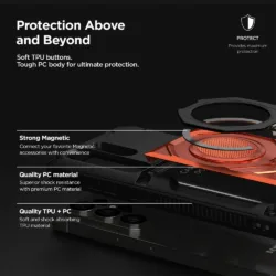 VRS รุ่น Damda Glide Hybrid - เคส Galaxy S26 Ultra - สี Fiesta Orange