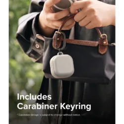 Ringke รุ่น Onyx Magnetic - เคส Galaxy Buds 4 Pro - สี Warm Gray