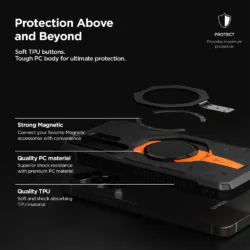 VRS รุ่น QuickStand Pro - เคส Galaxy S26 Ultra - สี Black