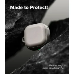 Ringke รุ่น Onyx Magnetic - เคส Galaxy Buds 4 Pro - สี Warm Gray