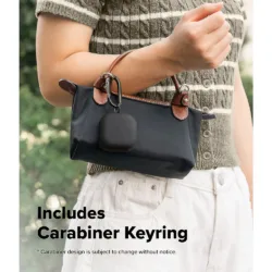 Ringke รุ่น Silicone - เคส Galaxy Buds 4 Pro - สี Black