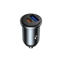 WiWU รุ่น Nano Lite A+C Fast Car Charger 35W (Wi-CC030) - ที่ชาร์จในรถ - สี Gray