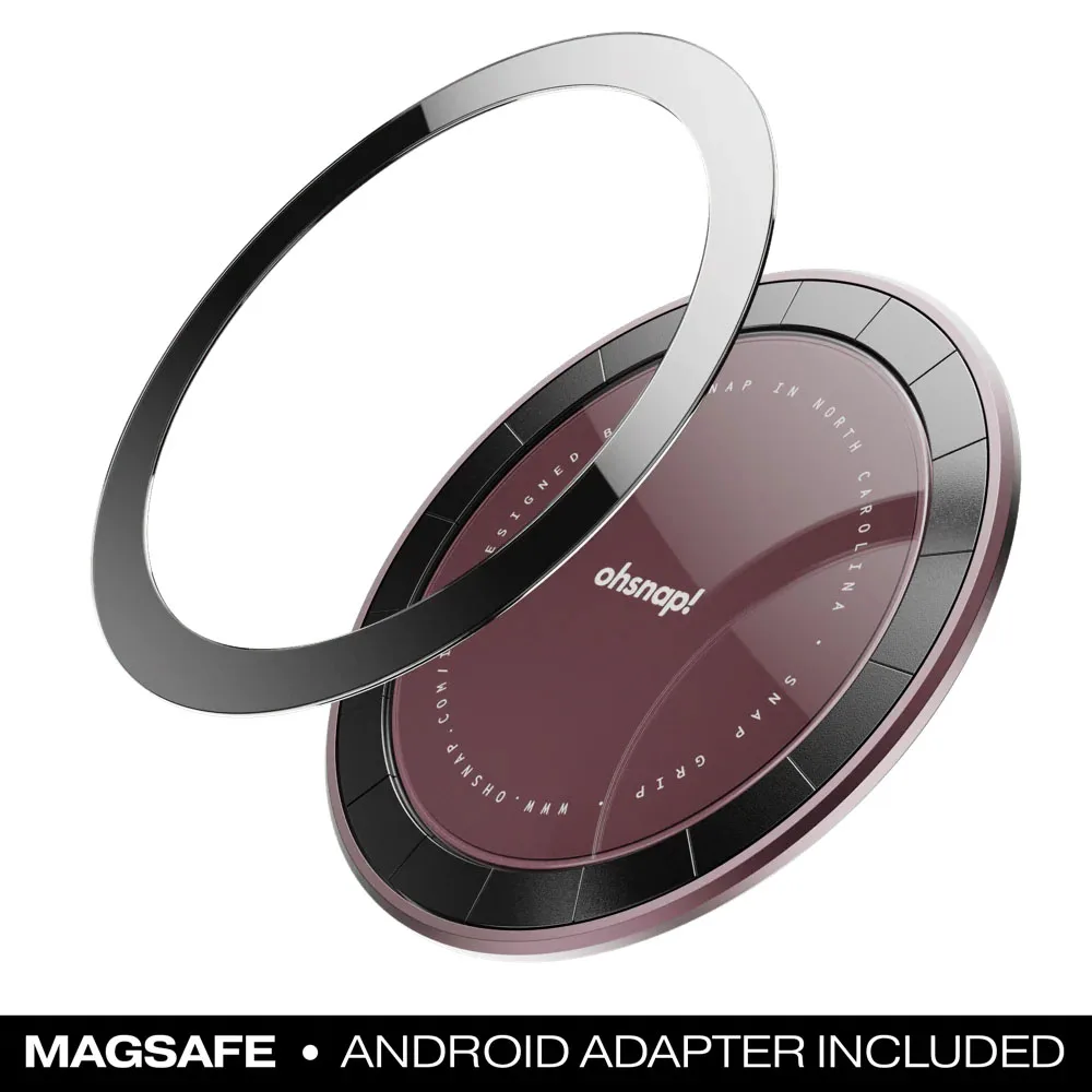 ohsnap! รุ่น SNAP GRIP 5.0 - แหวนติดหลังมือถือ - สี Wine Noir 3 ohsnap! รุ่น SNAP GRIP 5.0 - แหวนติดหลังมือถือ - สี Wine Noir - Image 3