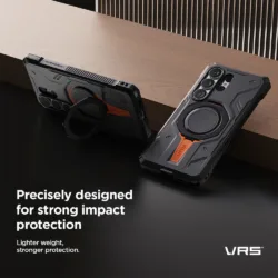 VRS รุ่น QuickStand Pro - เคส Galaxy S26 Ultra - สี Black