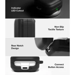 Ringke รุ่น Onyx Magnetic - เคส Galaxy Buds 4 Pro - สี Black