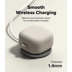 Ringke รุ่น Silicone - เคส Galaxy Buds 4 Pro - สี Stone