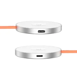 WiWU รุ่น Coin 3-in-1 Wireless Charger (Wi-W037) - แท่นชาร์จไร้สาย - สี White