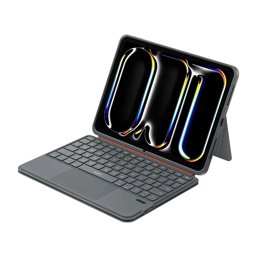 WiWU รุ่น Combo 3-in-1 Case - เคส iPad Air 13" (M3/M2) - สี Grey (EN) 4 WiWU รุ่น Combo 3-in-1 Case - เคส iPad Air 13" (M3/M2) - สี Grey (EN) - Image 4