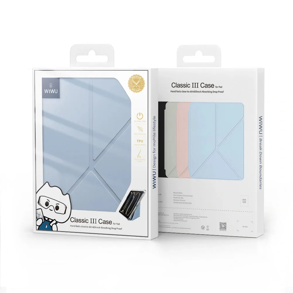 WiWU รุ่น Classic III Case - เคส iPad Air 11" (M3/M2) - สี Gray 6 WiWU รุ่น Classic III Case - เคส iPad Air 11" (M3/M2) - สี Gray - Image 6