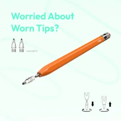 Metapen รุ่น Air8 Pro X - ปากกา iPad (2018-2025) - สี Orange