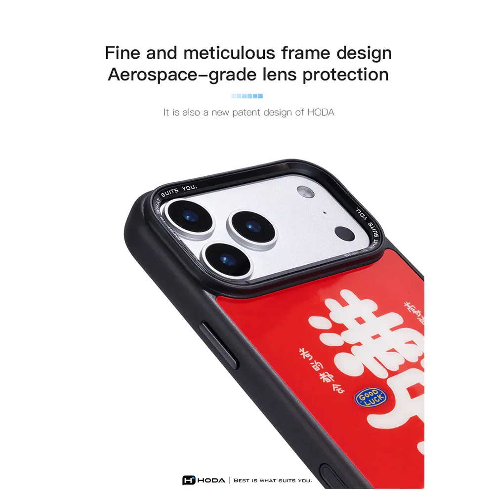 Hoda X Aoyao & Heibao รุ่น DIVERSE Case (MagSafe) - เคส iPhone 17 Pro Max - ลาย Good Luck (Black Mirror) 12 Hoda X Aoyao & Heibao รุ่น DIVERSE Case (MagSafe) - เคส iPhone 17 Pro Max - ลาย Good Luck (Black Mirror) - Image 12