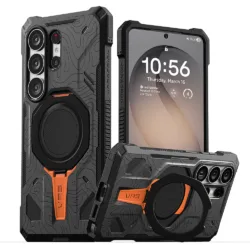 VRS รุ่น QuickStand Pro - เคส Galaxy S26 Ultra - สี Contour Gray