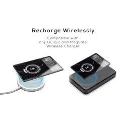 Fantom รุ่น Tracker Card (FindMy) - แผ่นการ์ดติดตามตำแหน่ง - สี Black