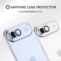 Hoda รุ่น Sapphire Lens Protector with Lens Base - กระจกเลนส์กล้องพร้อมฐาน iPhone 17 Pro Max