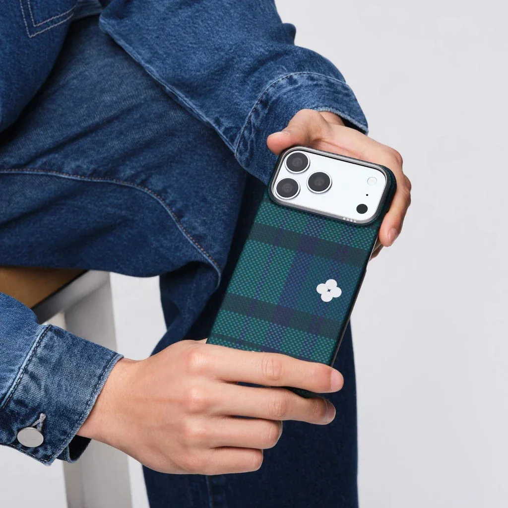 Pitaka รุ่น Flora in Grid Edge Case - เคส iPhone 17 Pro - สี Forest Dawn 10 Pitaka รุ่น Flora in Grid Edge Case - เคส iPhone 17 Pro - สี Forest Dawn - Image 10