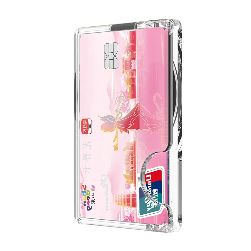 Simply Roar รุ่น Magnetic Clear Card Pocket Stand - ที่เก็บบัตรติดหลังมือถือ - สี Clear 3 Simply Roar รุ่น Magnetic Clear Card Pocket Stand - ที่เก็บบัตรติดหลังมือถือ - สี Clear - Image 3