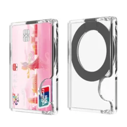 Simply Roar รุ่น Magnetic Clear Card Pocket Stand - ที่เก็บบัตรติดหลังมือถือ - สี Clear 9 Simply Roar รุ่น Magnetic Clear Card Pocket Stand - ที่เก็บบัตรติดหลังมือถือ - สี Clear